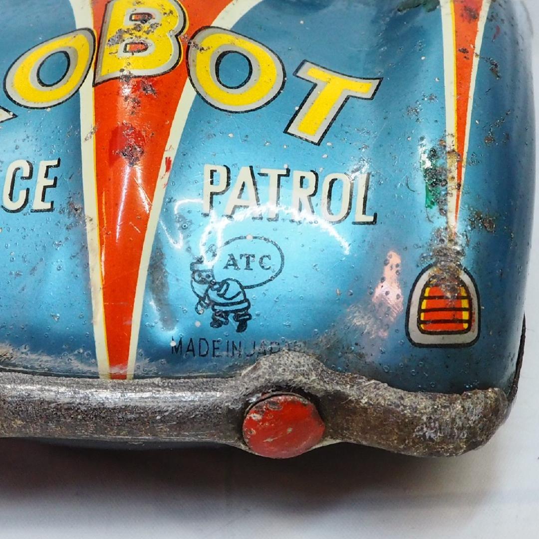 旭玩具ロボット スペース パトロール メルセデス ベンツ tin toy car