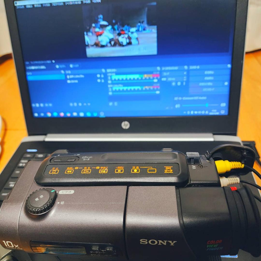 【動作確認済】SONY 高画質 Hi8 ビデオカメラ CCD-TR3 セット