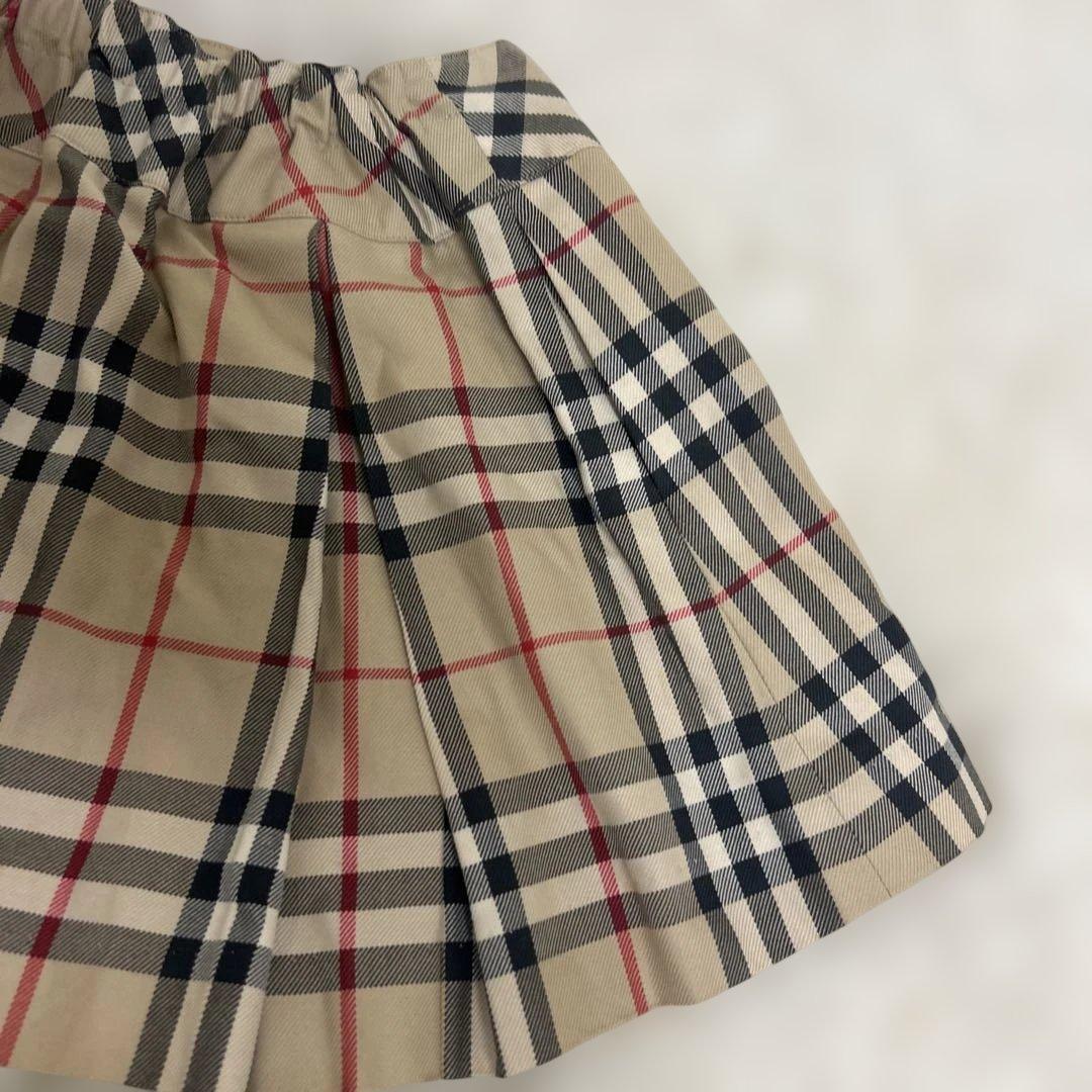 【新品未使用タグ付】バーバリー　スカート　120A ノバチェック