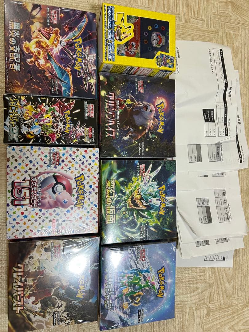 横浜記念デッキ　ポケモンカードBOX未開封シュリンク付き　まとめ売り