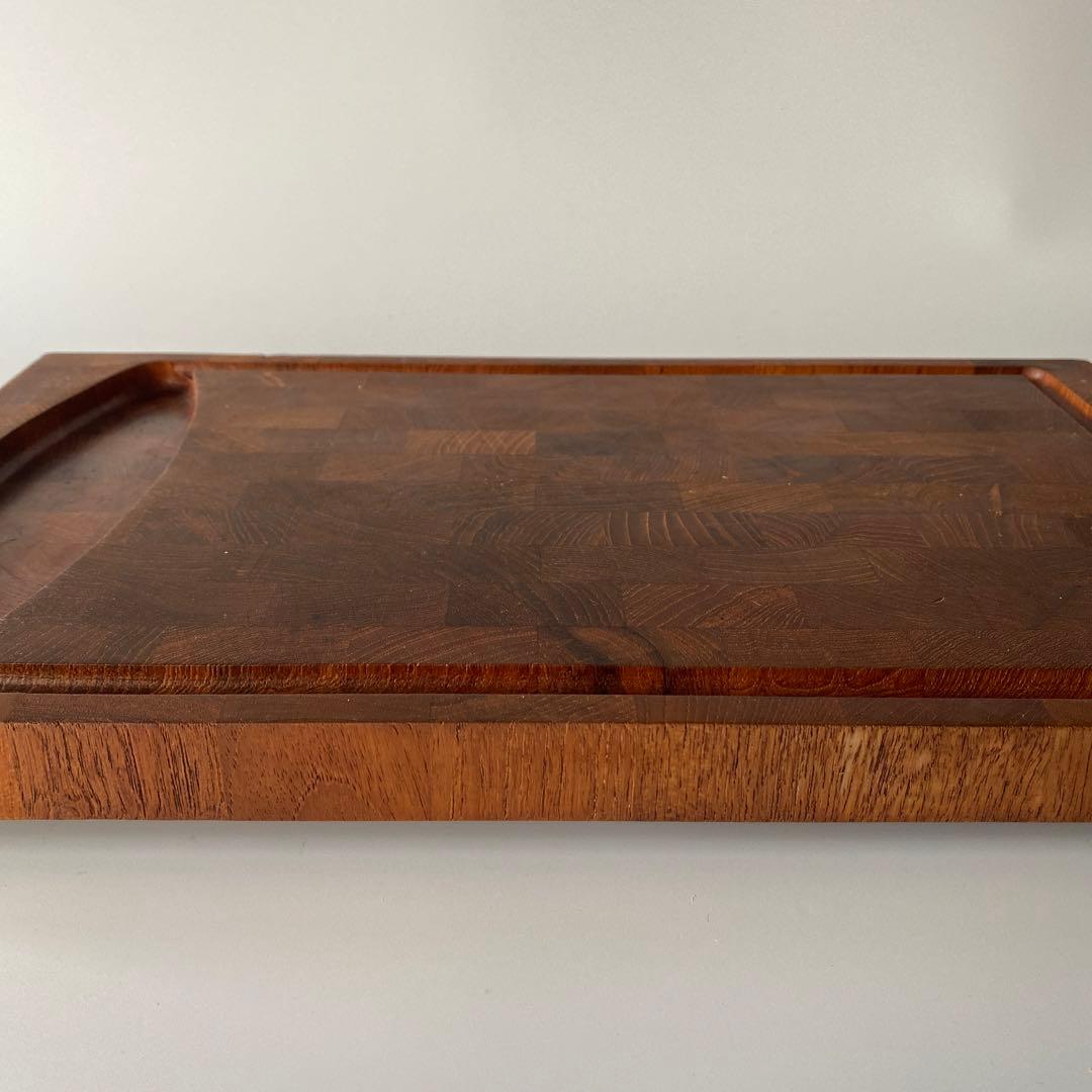 DIGSMED チーク カッティングボード 約45cm トレイ デンマーク 北欧