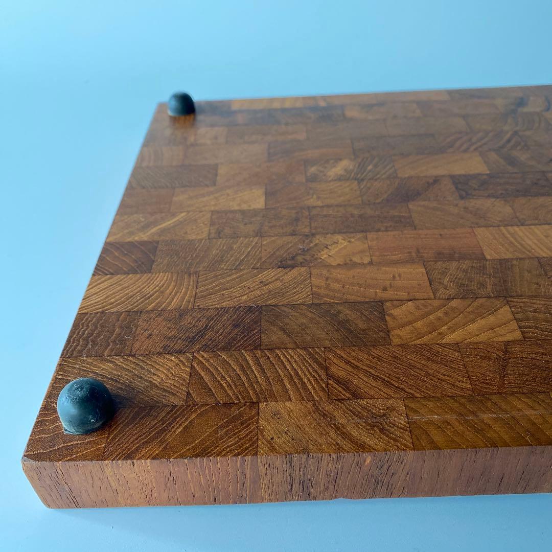 DIGSMED チーク カッティングボード 約45cm トレイ デンマーク 北欧