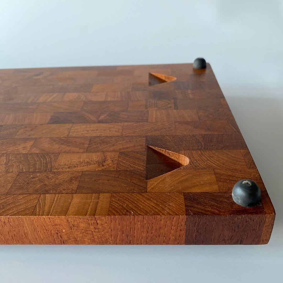 DIGSMED チーク カッティングボード 約45cm トレイ デンマーク 北欧