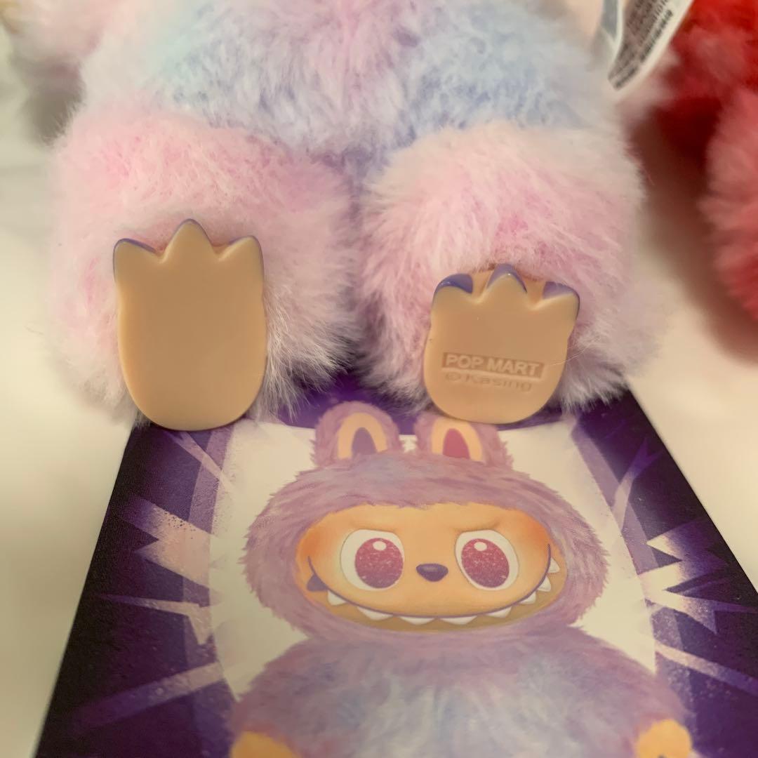 ★POP MART Big into Energy ぬいぐるみ　青・紫