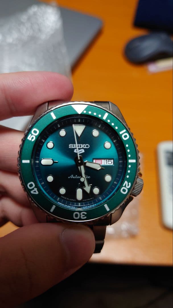 SEIKO 5 セイコー5スポーツ 4R36 自動巻き腕時計 SRPD61K1