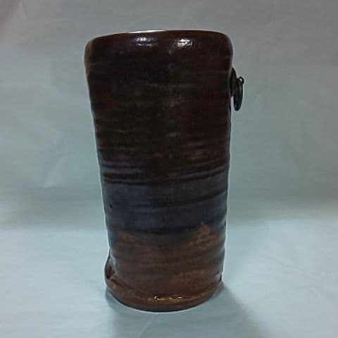 大樋焼  掛花生  花生  花瓶  茶道具