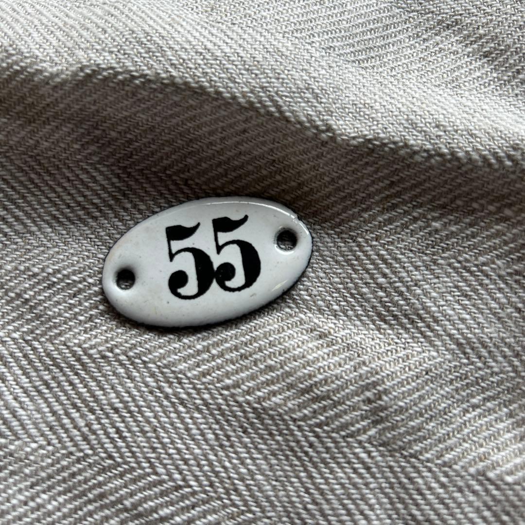 フランス　アンティーク　ホーロー ナンバー　プレート