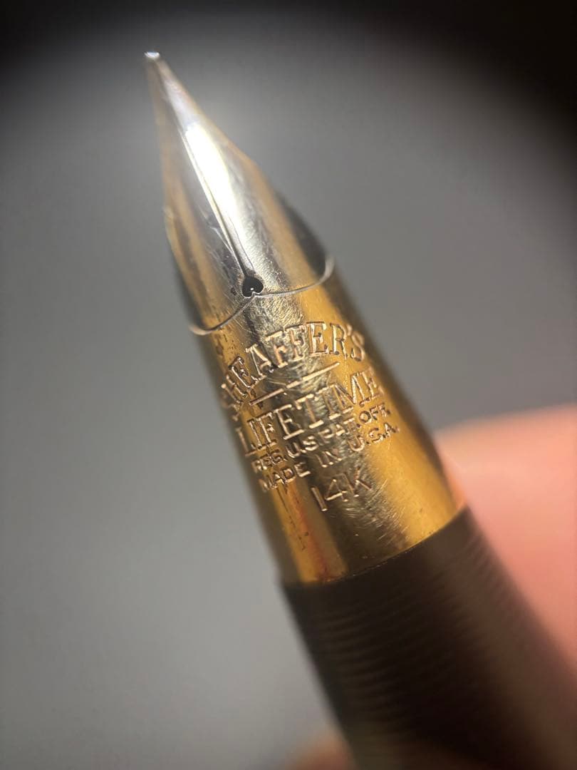 筆記具 sheaffer lifetime tuckaway ef