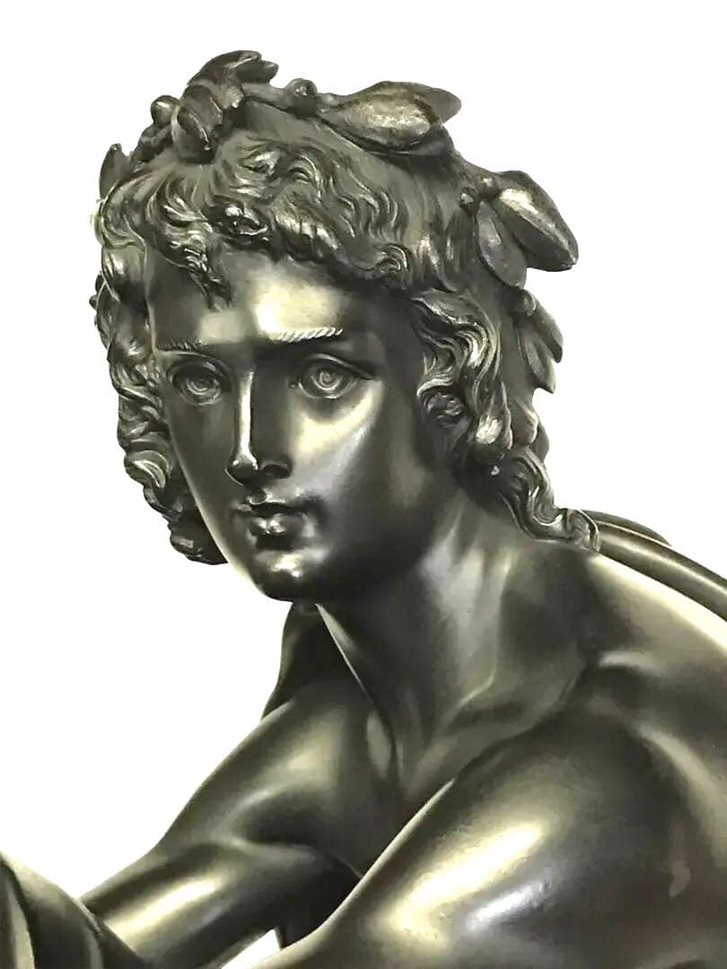 銅製置物:勇者の一刻