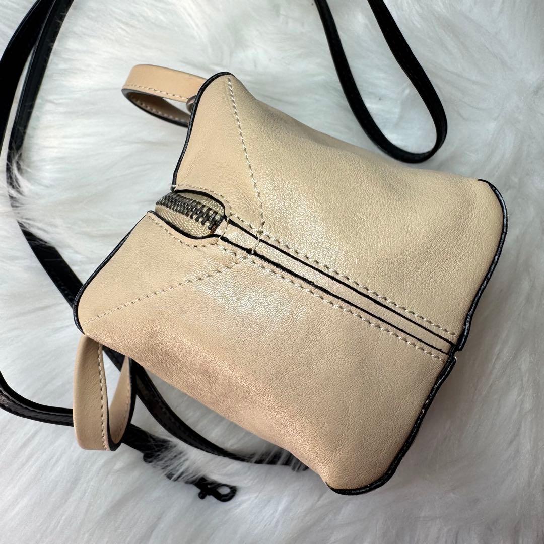 loewe ロエベ アナグラム　ショルダーバッグ　ミニバッグ　レザー