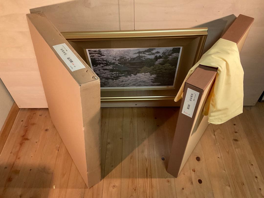 澁澤卿　「春霽秀発」　シルクスクリーン　落款・エディション・作品証明シール有り