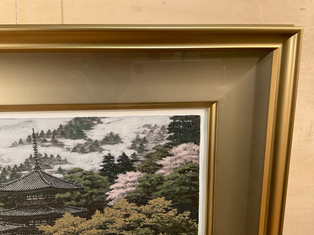 澁澤卿　「春霽秀発」　シルクスクリーン　落款・エディション・作品証明シール有り