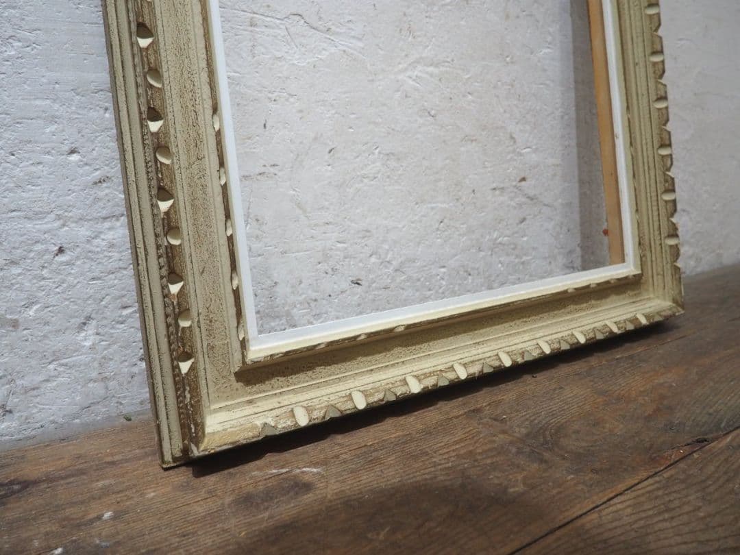 1251 レトロな額縁　P20　アートフレーム　油彩　水彩　画材　ビンテージ