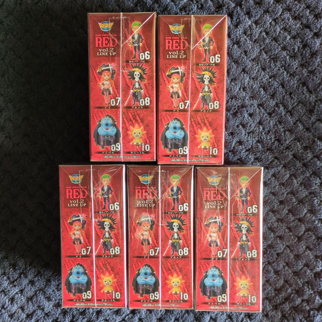 ワンピース　コレクタブル　フィギュア　RED１５種類　ワーコレ　ドラゴンボール