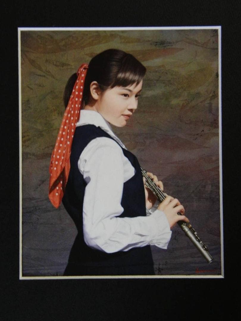 清水悦男、【ベレニケ】、希少な額装用画集より、新品額装付