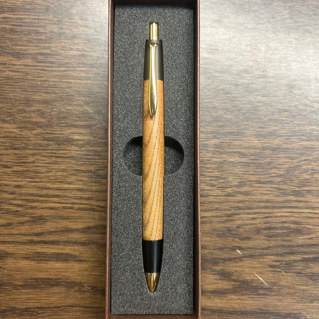 ボナンペン 真鍮 欅 0.5mm 木軸シャーペン