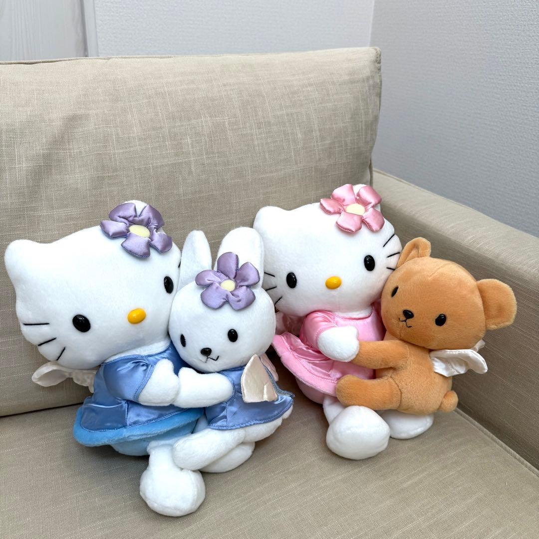 サンリオ　ハローキティ ペアエンジェル ぬいぐるみ1999年日本限定