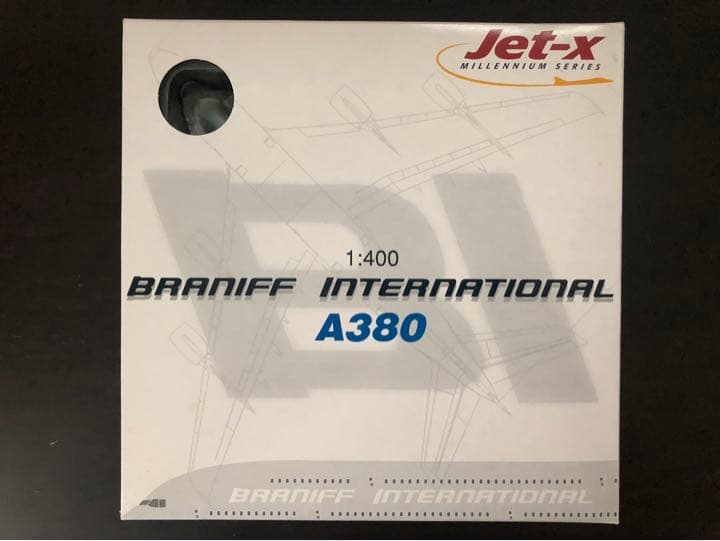Jet-X 1/400 JXM129 A380QC BRANIFF ライトブルー