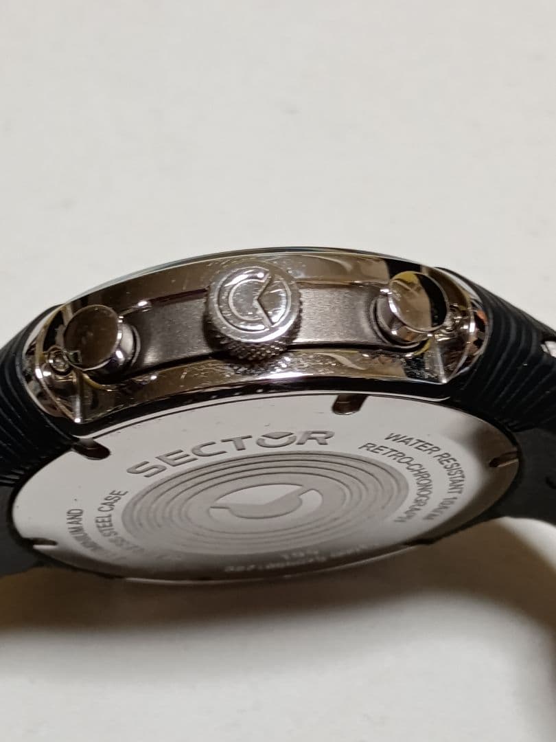 ロ*ム様 SECTOR クォーツ腕時計 レトログラード　クロノグラフ
