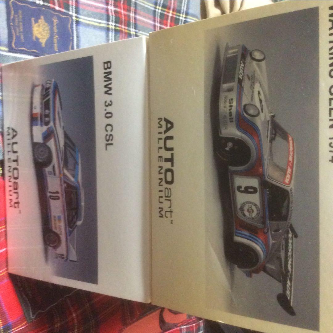 オートアート1/18 ポルシェ911カレラ RSR BMW3.0CSL