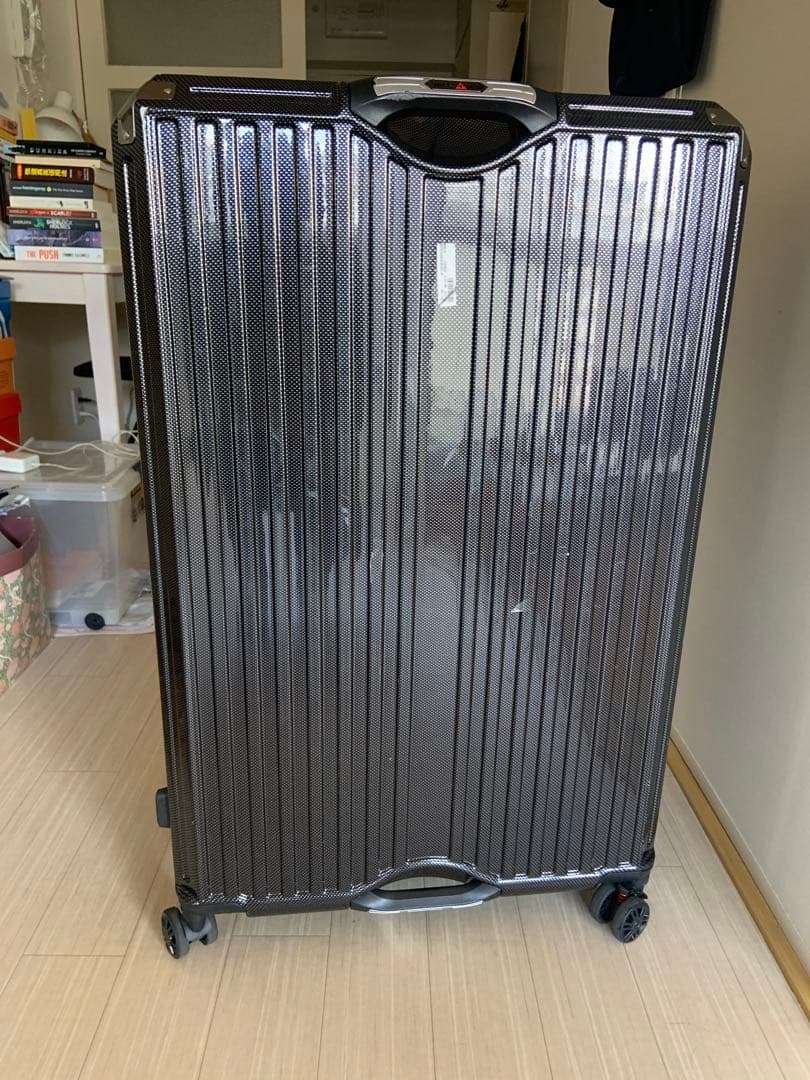 大型ポリカーボネートキャリーケース グレー