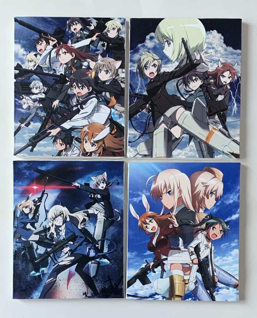 【非売品】 ストライクウィッチーズ OVA F3デジタルキャンバス 全4種