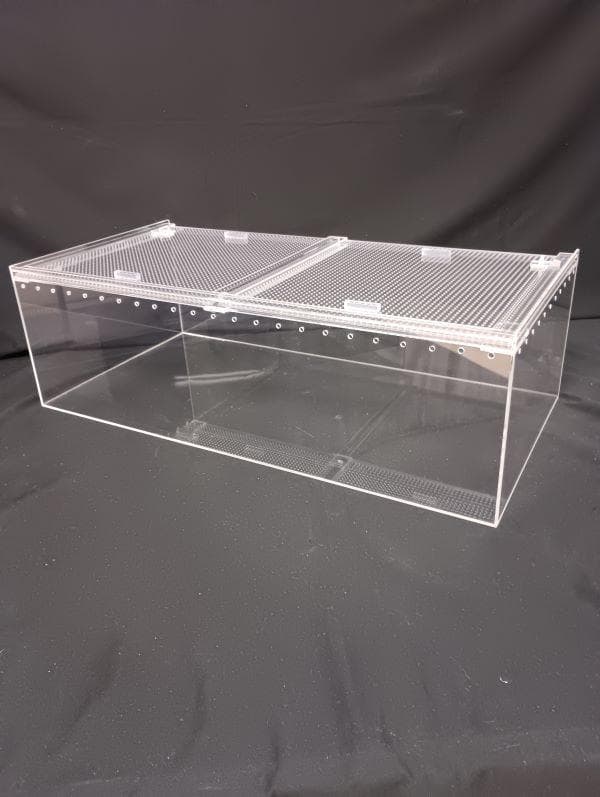 爬虫類 小動物 両生類 昆虫類ケージ　ガラスより軽く割れにくい取扱いが楽なケージ