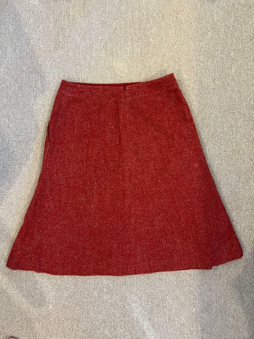 CHANEL シャネル　スカート　レッド