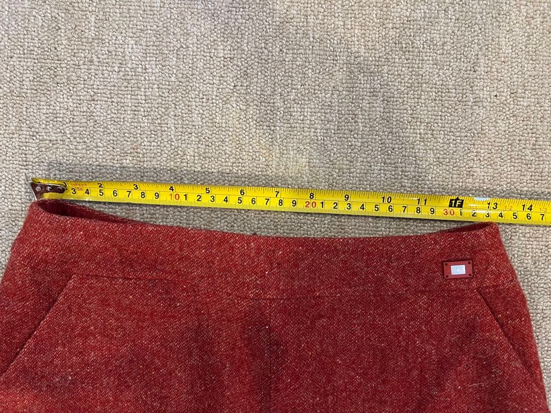 CHANEL シャネル　スカート　レッド