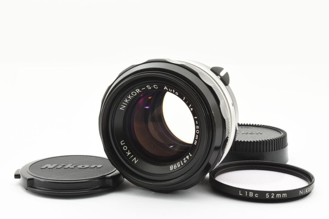 超美品 NIKON NIKKOR-S.C Auto 50mm f1.4 C860