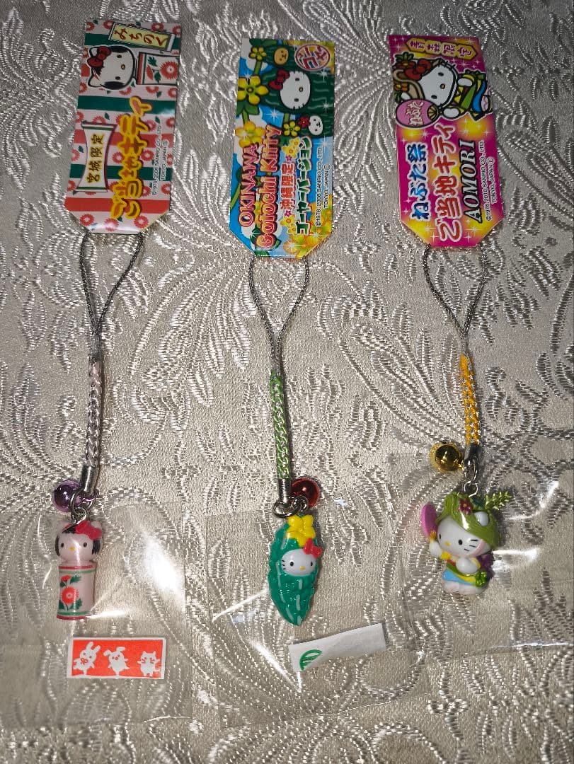 ご当地キティ 根付ストラップ 　レアあり　15個　未使用　16個　古　合計31個