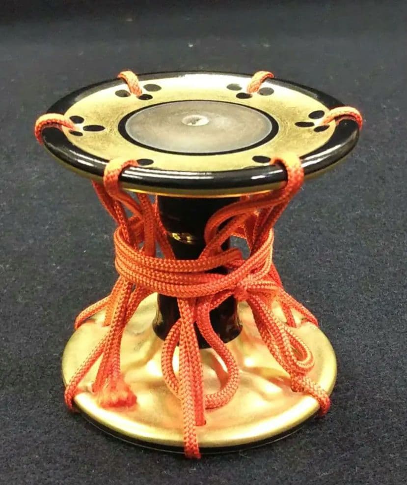 茶道具 蓋置 小鼓 加藤浩一 利昇 清水焼 京焼 裏千家 表千家