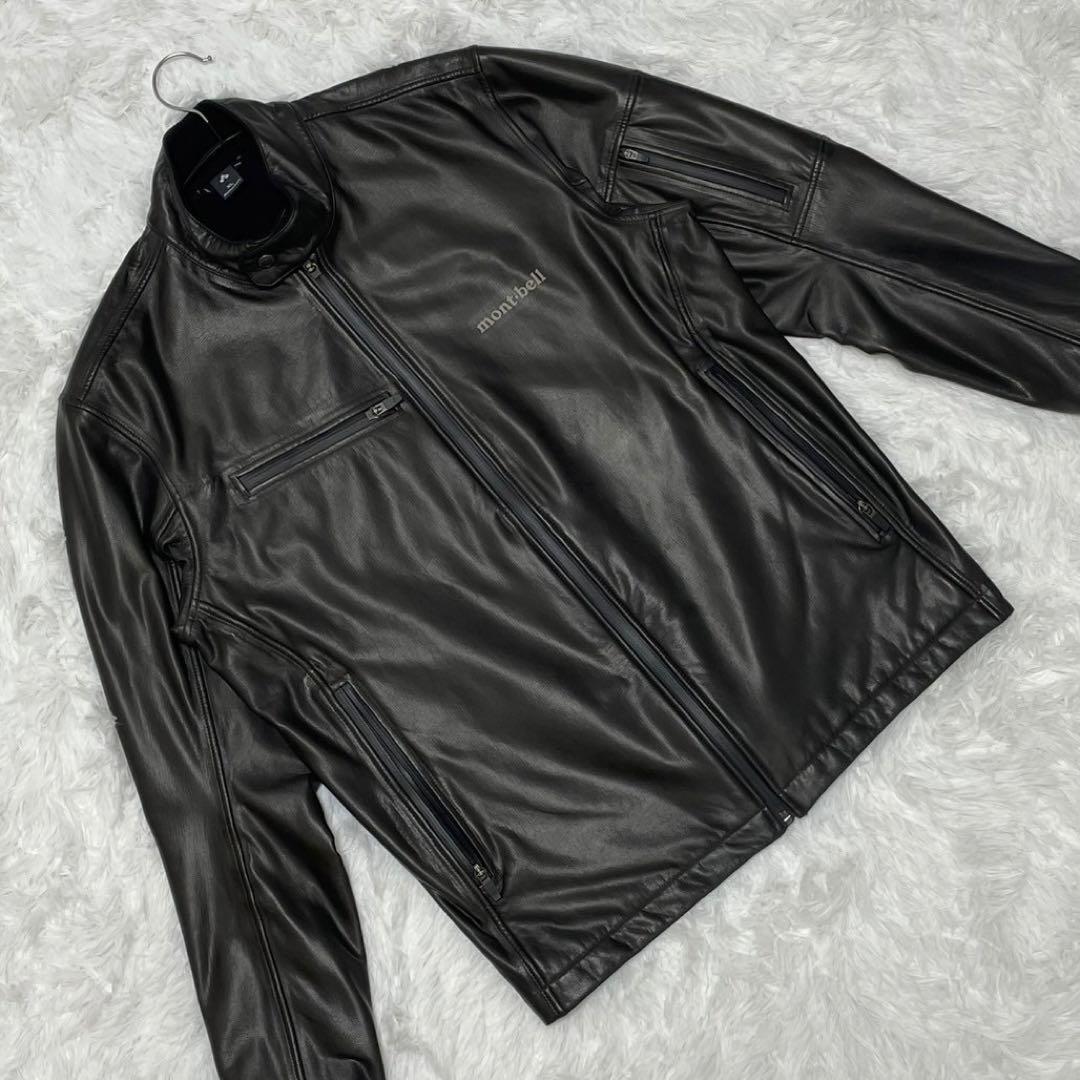 廃盤 GORE-TEX モンベル XLサイズ ビエントクロス ジャケット レザー