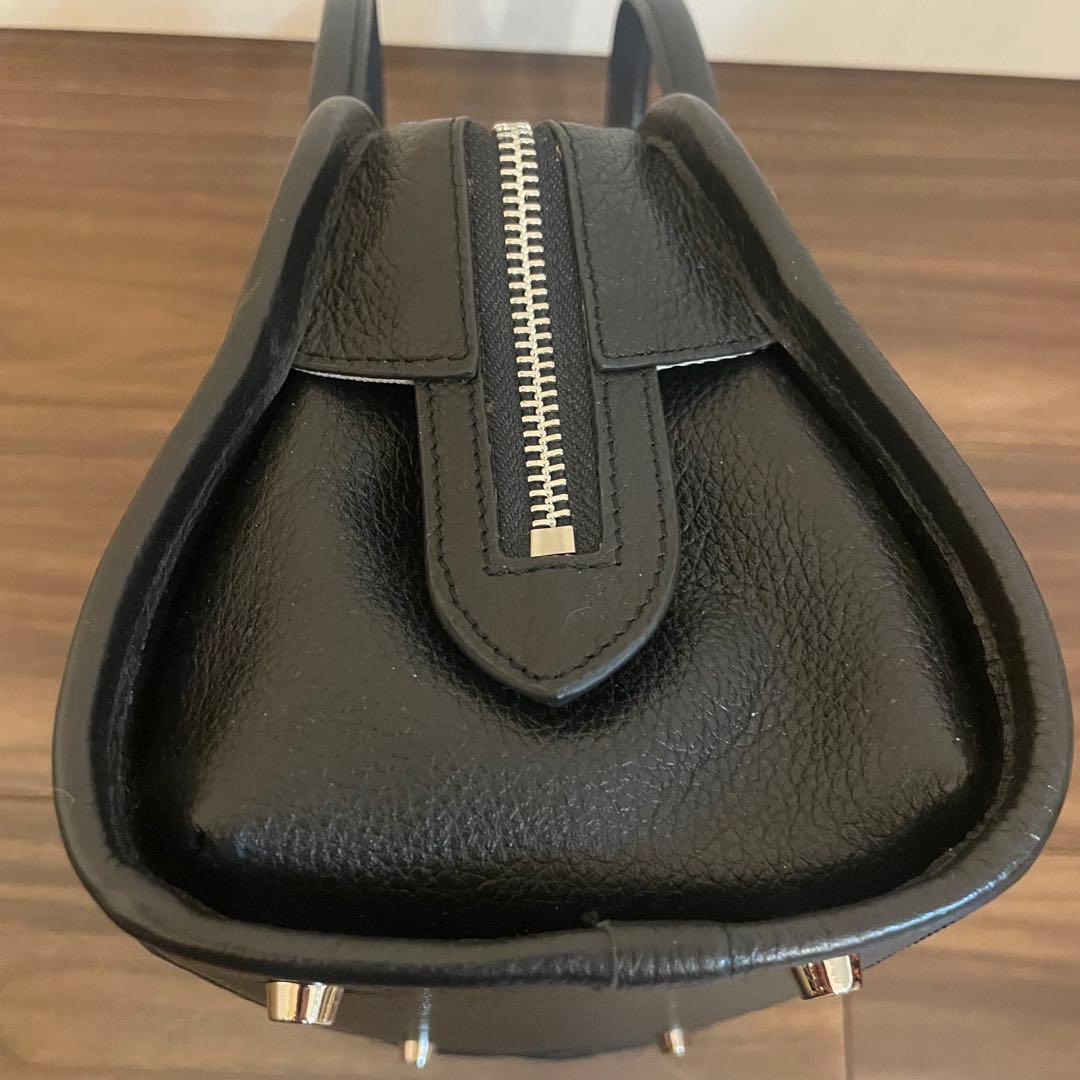 Whim Gazette Hoaw. ミニボストンバッグ　ブラック