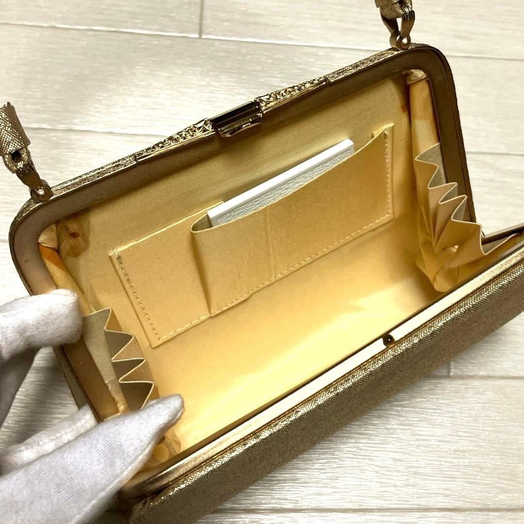 東京芝山　草履バッグセット　箔散らし　ゴールド