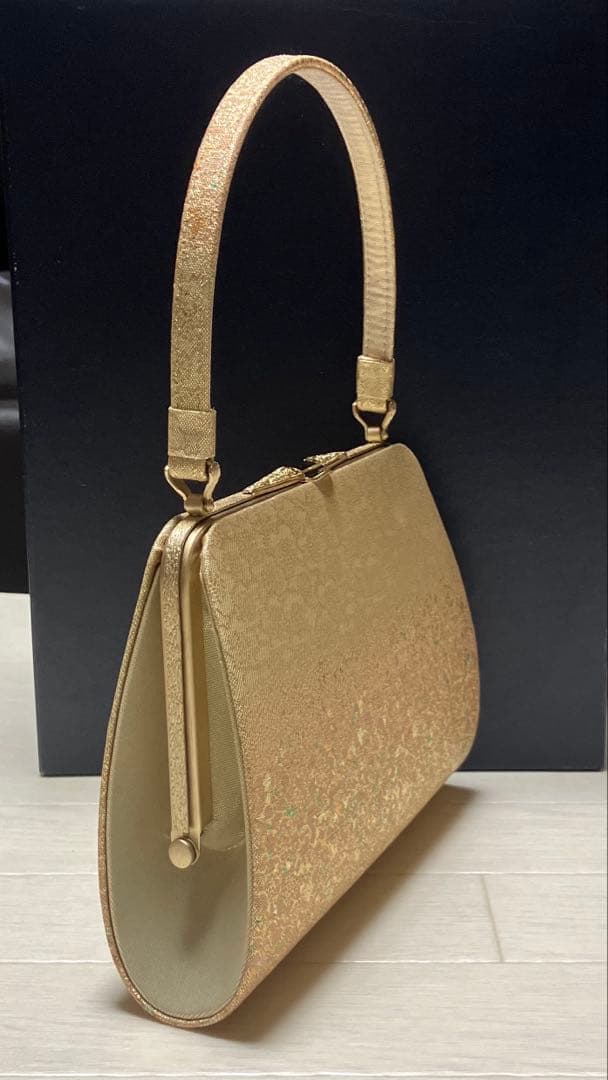 東京芝山　草履バッグセット　箔散らし　ゴールド