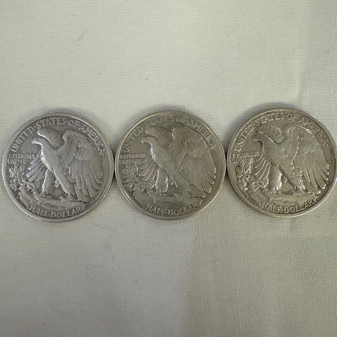 アメリカ ウォーキングリバティ ハーフダラー 銀貨