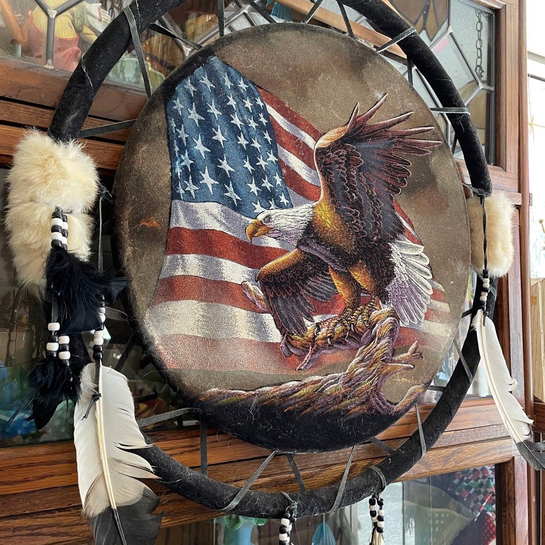 超レア！巨大BIG 70's〜ネイティブアメリカン イーグル鷲USAヴィンテージ