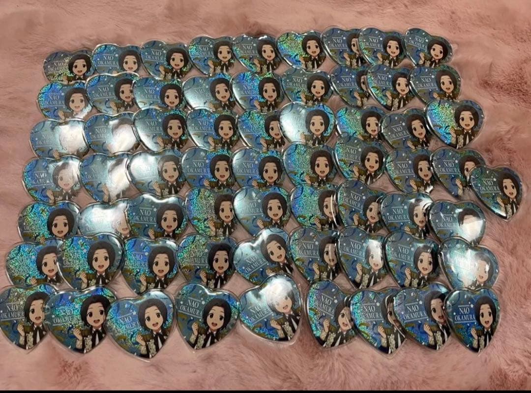 64個セット 岡村直央 Mフェス アニメイト ハート型SideM 推し活