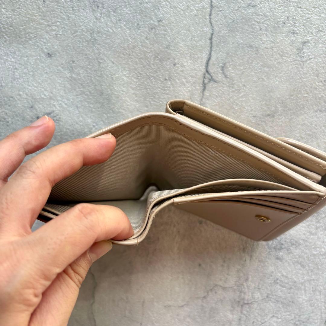 【美品】アニエスベー ボヤージュ agnesb.VOYAGE 2つ折りウォレット