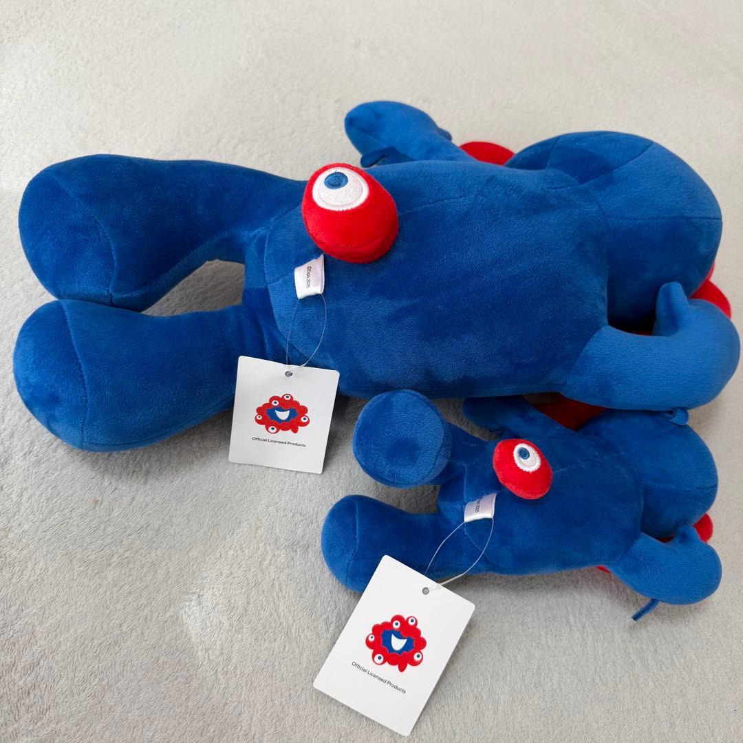 ミャクミャクくじ　寝そべりぬいぐるみ　2等3等セット　大阪万博　タグ付き