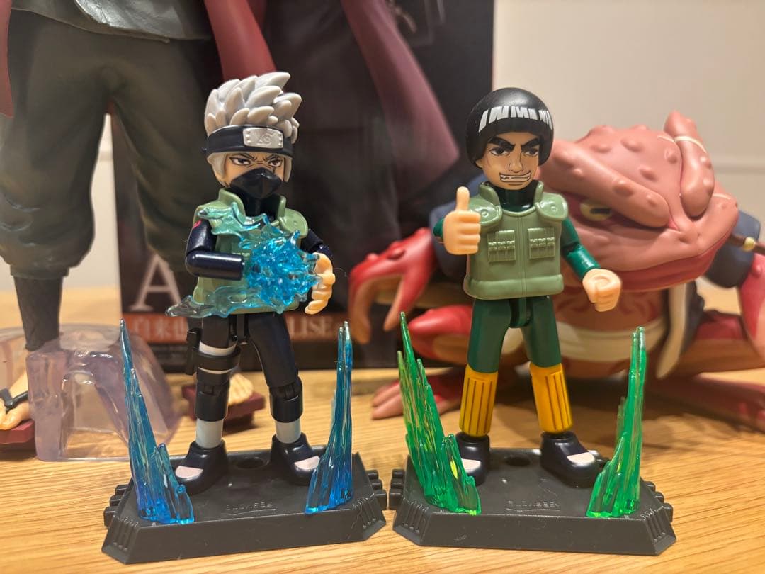 NARUTO 1番くじ　自来也　A賞　ガマブン太　ソフビ　BLOKEES カカシ