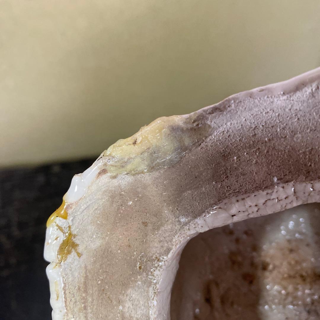 志野獅子香炉約15cm12cm14cm