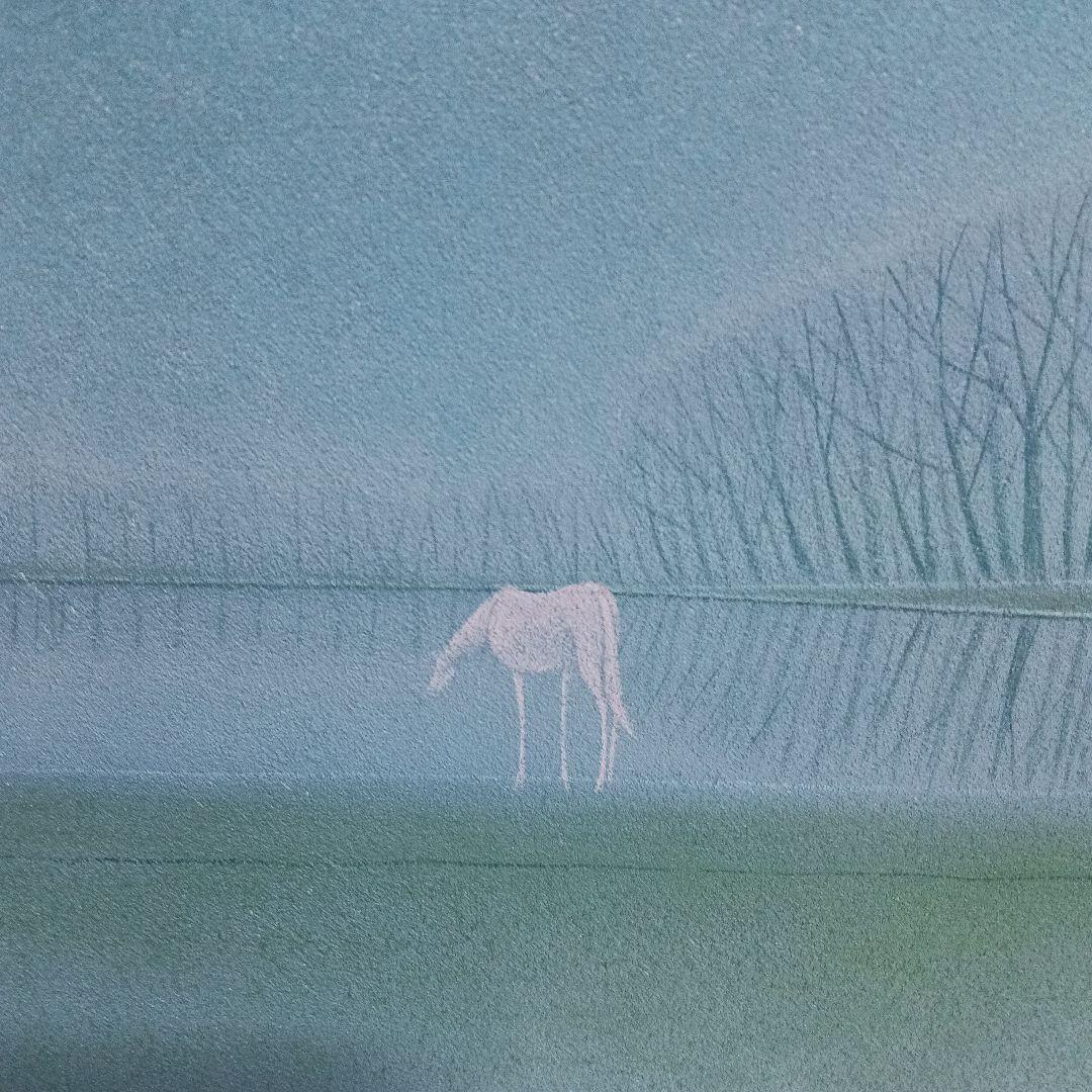 絵画 松浦敬文 水辺の城 （希望）10号 油彩画 油絵 風景画 開運 風水画