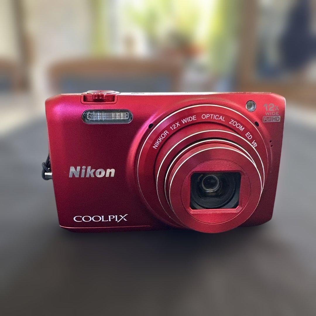 【動作確認済み】Nikon COOLPIX S6800 デジタルカメラ　レッド