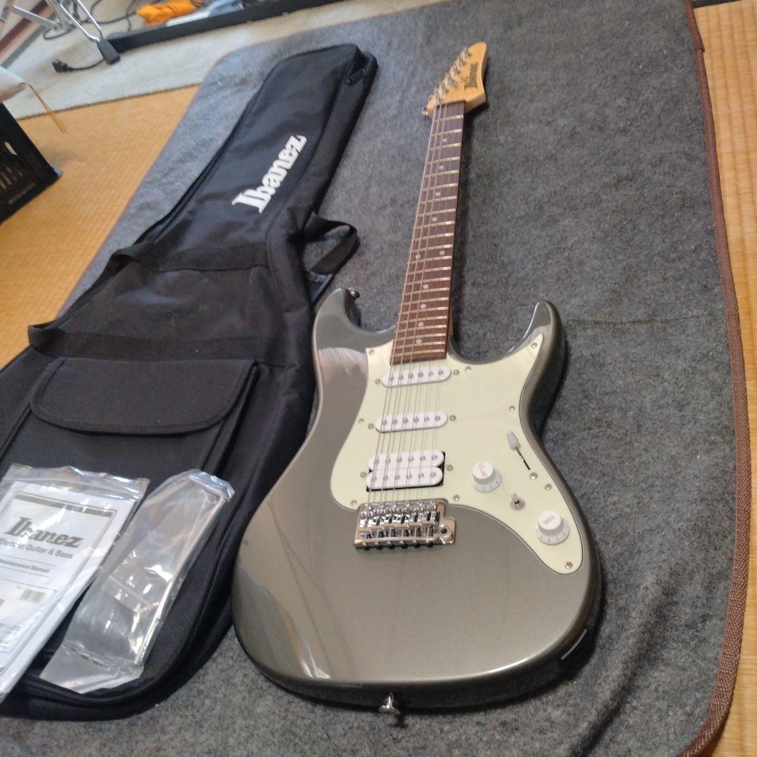 中古美品アイバニーズ　AZES40-TUN エレキギター アーム ケース付き