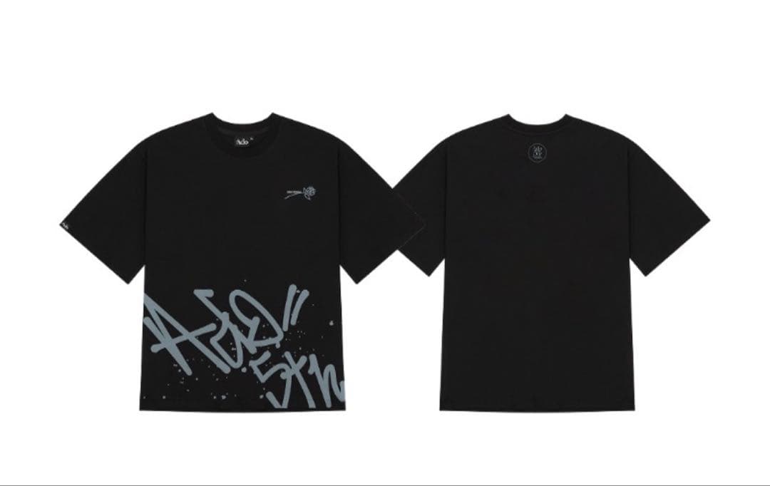 【海外限定】AdoタイポグラフィTシャツ　韓国ソウル限定カラー(Mサイズ)