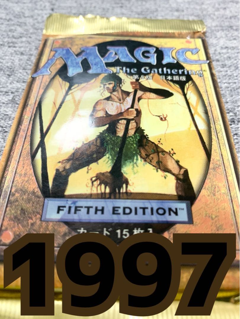 第五版FIFTHEDITIONマジックザギャザリングMTG未開封パック》廃盤絶版