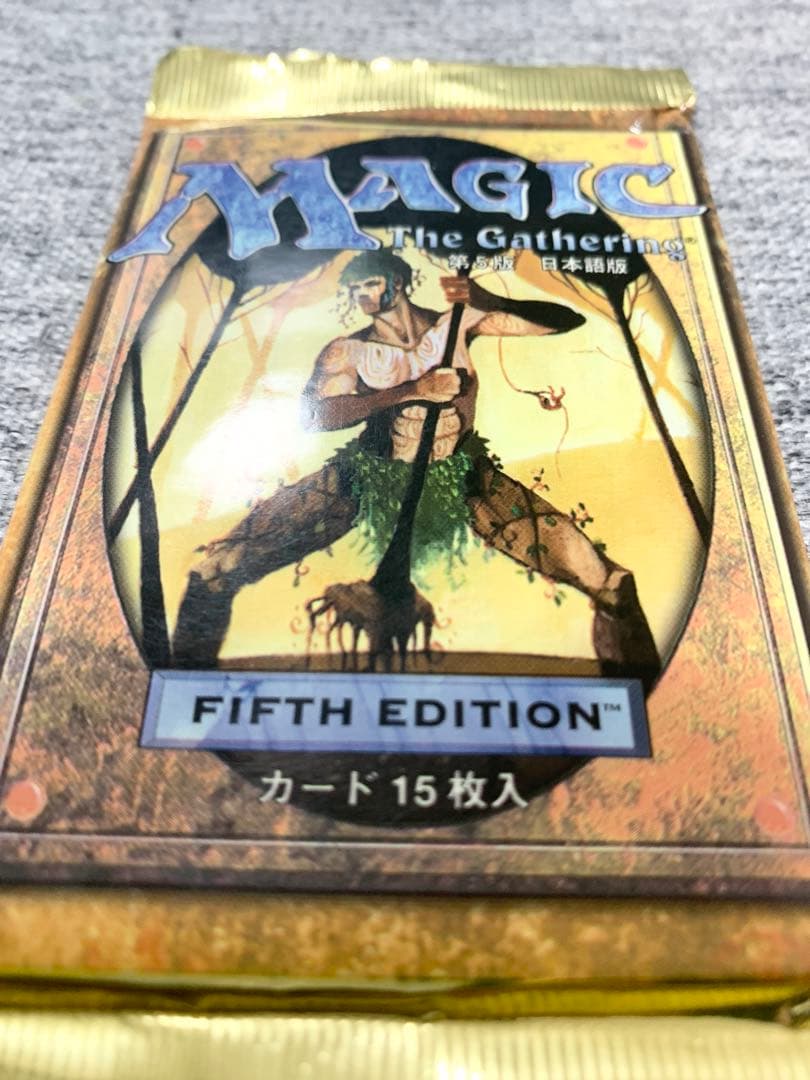 第五版FIFTHEDITIONマジックザギャザリングMTG未開封パック》廃盤絶版