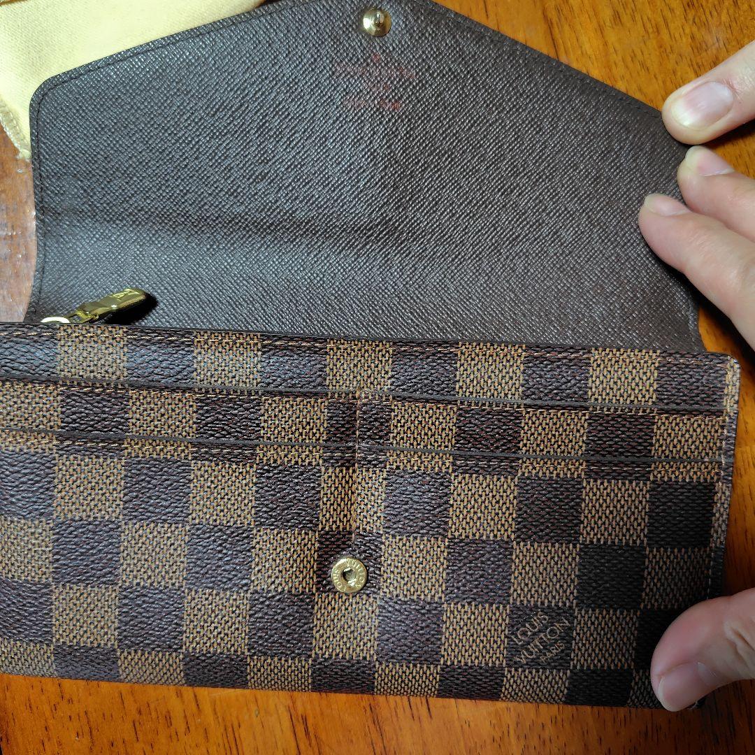 美品 LOUIS VUITTON ダミエ 二つ折り財布